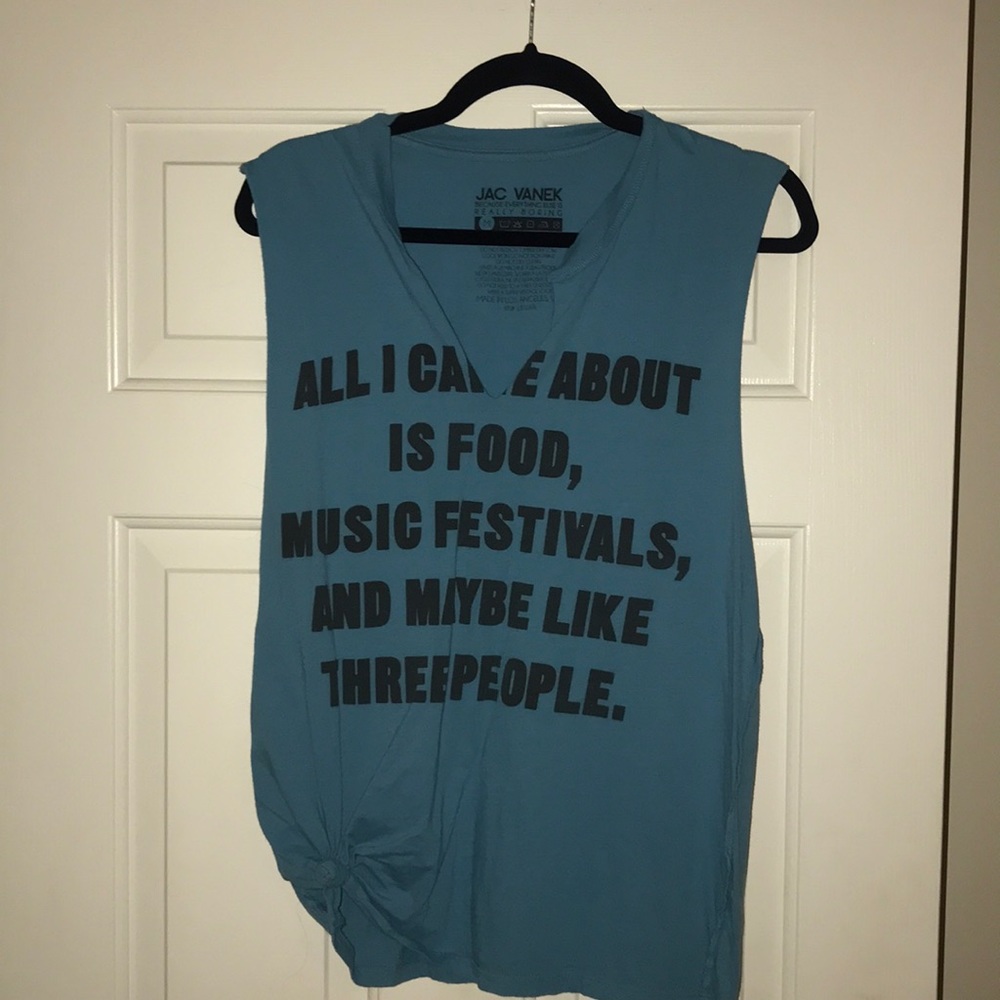 Jac Vanek Graphic Tank